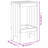 Niamora 17 Stories Bar Set with Wood Frame and Solid Wood Outer Material-532859829
