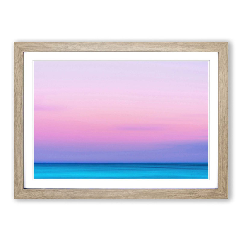 Beautiful Horizon - Single Picture Frame Print, Oak Framed, 33cm H x 45cm W x 2cm D