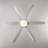 6 PCS ABS Blades  56 Ceiling Fan With Light Kit 3 Color LED Light Source, DC 6 Speed ,Remote Control Ceiling Fan  for Patio Living Room, Bedroom, Office,Indoor.(( White  )-1848013564-1848013563