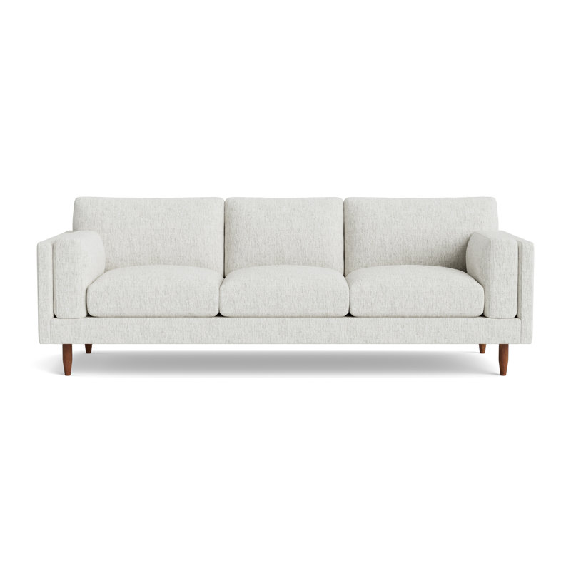 Skinny Fat Sofa (95"), Performance Weave - Snow