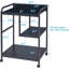 Support d'imprimante avec tablette de rangement pour l'organisation de bureau à domicile, grande table d'imprimante avec roulettes 22 x 18 pouces-115128906