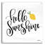 «Hello Sunshine» par Imperfect Dust - Art textuel sans cadre-950271232