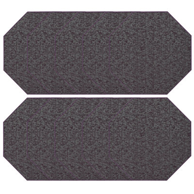 Ensemble de tapis intérieur / extérieur en nylon touffeté à la machine Hurchel