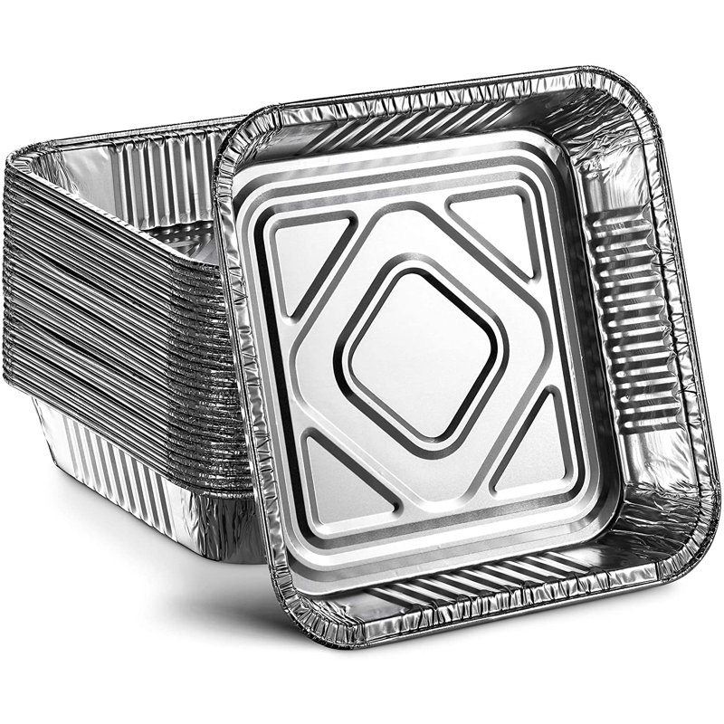 Disposable Aluminum 9" Square Cake Baking Pan