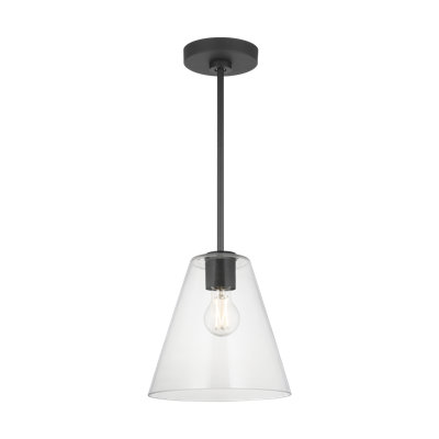 Hayden Dimmable Glass Cone Single Pendant Light