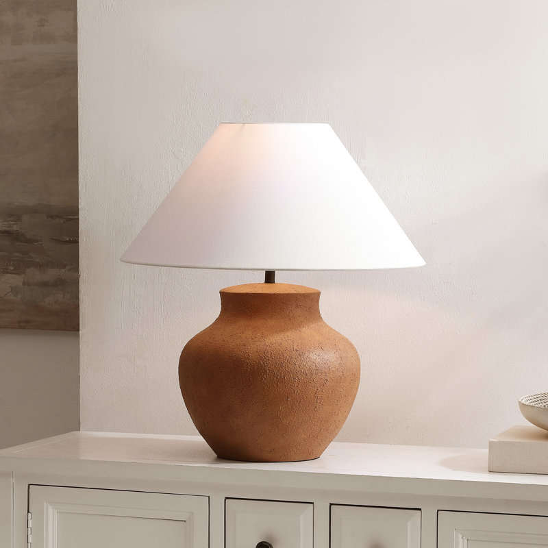 Lampe de table en résine Thom 21 pouces