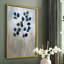 Indigo Foliage II, reproduction encadrée - bois massif-2061657769-2061657773