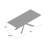 Nexhip Rectangular Concrete Top Dining Table-43561194-43561192