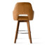 Tabouret de comptoir pivotant 26,5 po en similicuir (ensemble de 4)-132490760