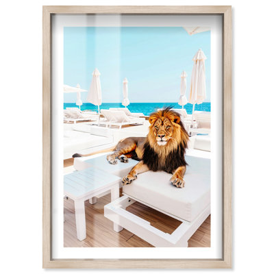 Coastal King Shadowbox Print par Notoriart