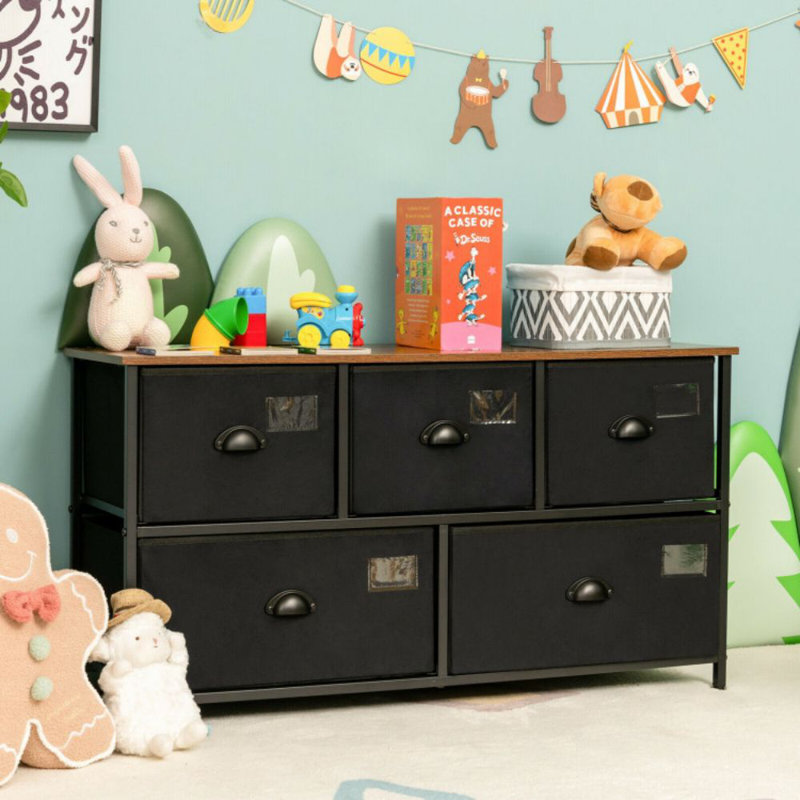 Commode 5 tiroirs l 39,5 pi Henley