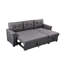 Canapé modulaire réversible avec rangement et couette