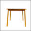 Table de salle à manger extérieure en bois d'acacia durable Visola, parfaite pour les rassemblements de patio et de jardin, résistante aux intempéries et élégante.