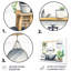 «Natural Bathroom Decor III» - Art mural en métal pour salle de bain-1184375575