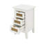 3 Drawers Rattan Nightstands Set Of 2
