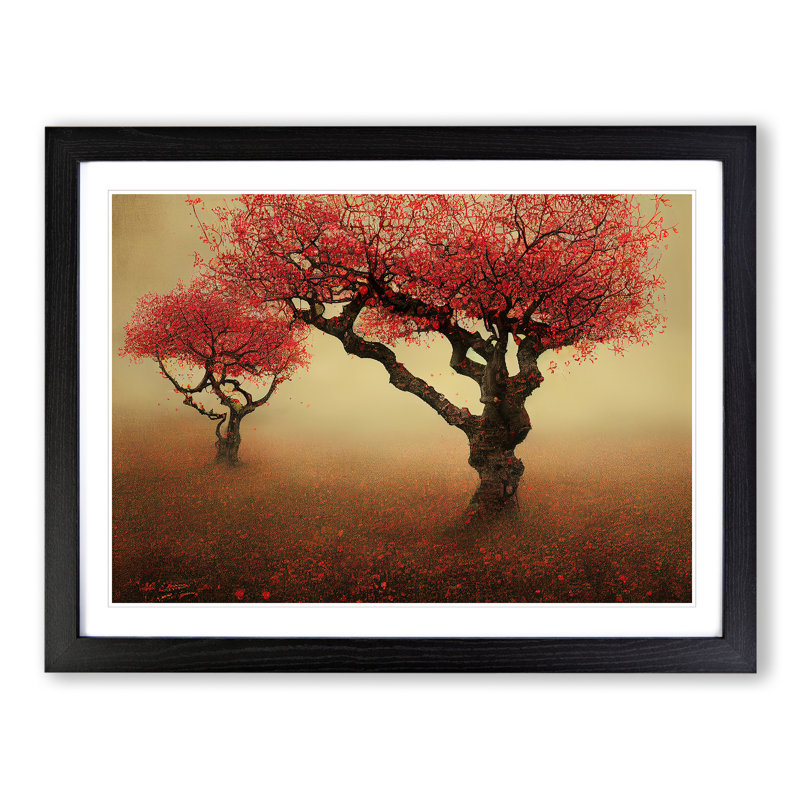 Amazing Apple Trees - Framed Print, Black, 25cm H x 34cm W x 2cm D