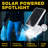 LED Solar Powered Dusk to Dawn Outdoor Security Spotlight with Motion Sensor and Timer-87641363