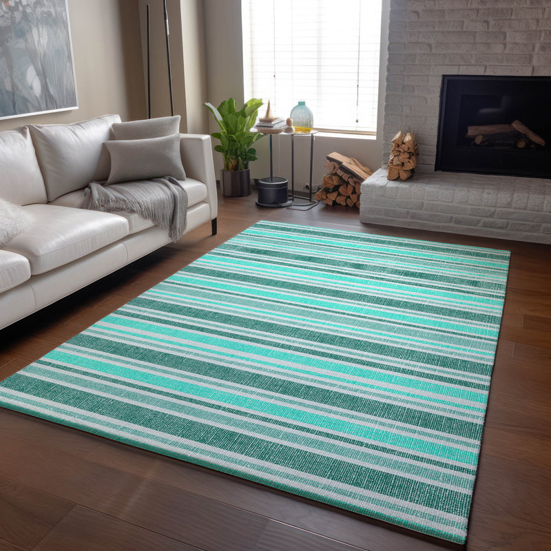 Premium Machine Washable Mayfield AMF531TQ, Rectangle 10' x 14'
