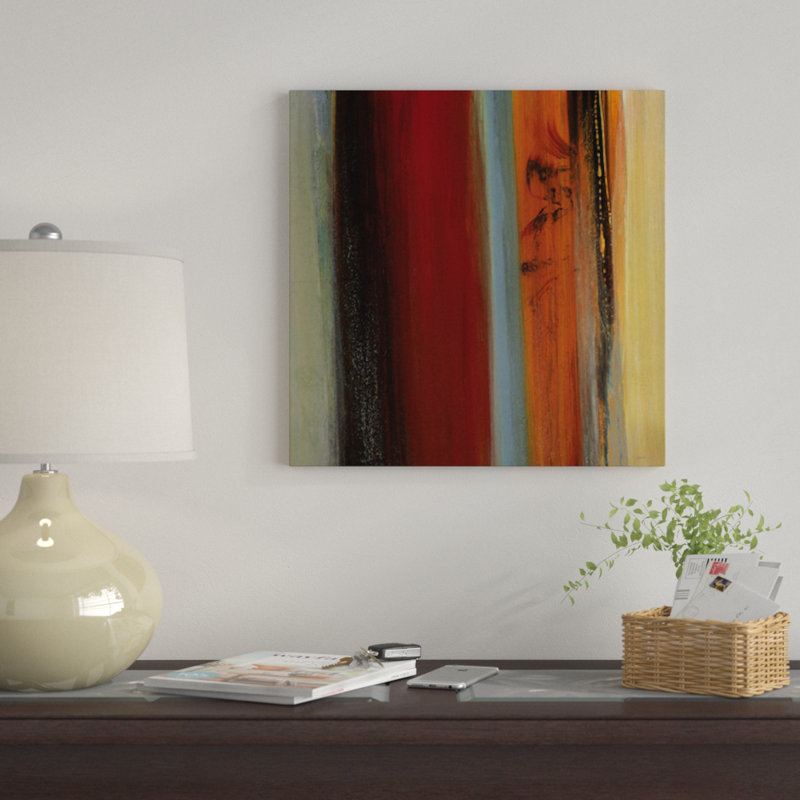 «District I», reproduction sur toile, H 12 po x l 12 po x P 1,5 po, Pas de tapis, Toile tendue