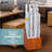 Adiroffice 12-Slot Upright Blueprint Map Roll File Corrugated Storage Box