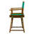 18" Folding Director Chair-19623326-19623338
