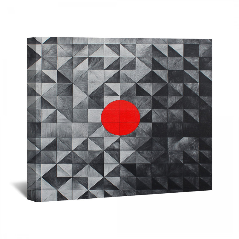 Dot Dot Wrap - Décoration murale abstraite, H 16 po x l 20 po