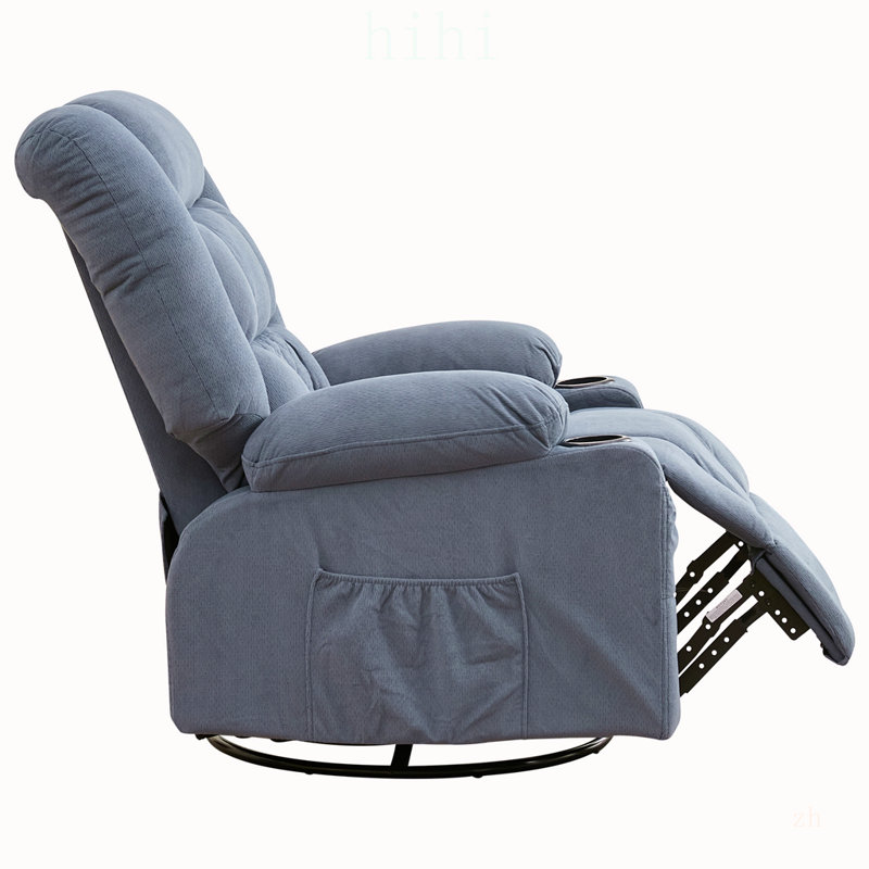Fauteuil inclinable massant à bascule avec massage par pétrissage 3D à 4 points, fonction chauffante et plusieurs options de confort pour le salon