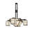 20 - Light Dimmable Geometric Chandelier
