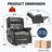 Faux Leather Recliner Chair with Massage and Heat, Heavy Duty Motion Mechanism, 8 vibrating nodes and 3 massage modes-2129119834