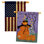 Drapeau de maison 40 po x 28 po Happy Pumpkin Trio