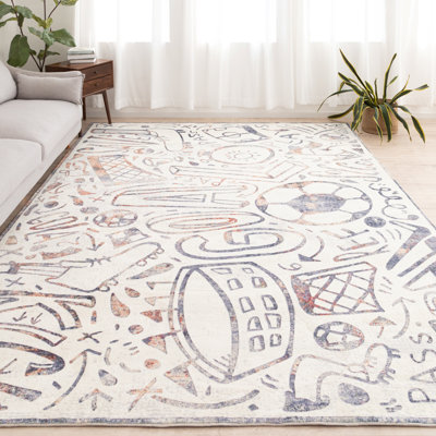 Tapis tissé à la machine Sportsglyphs Soccer