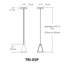 Tria 1-Light Single Geometric Pendant-35776636