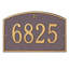 Cape Charles 1-Line Wall Address Plaque-991945335-991945320