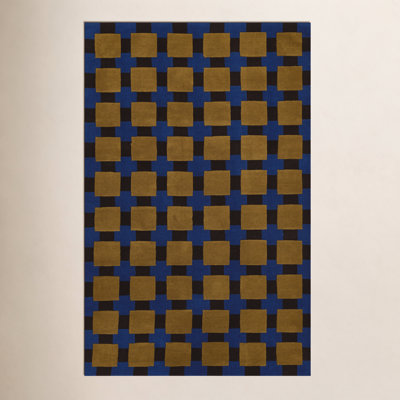Hand-Tufted Geometric Rug