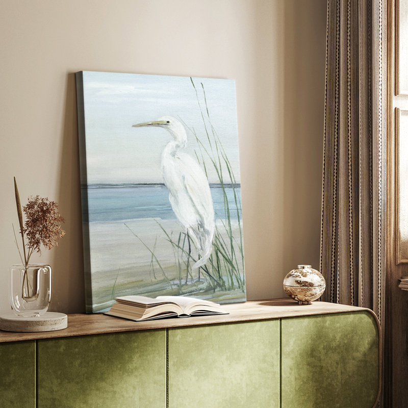 Summertime Heron II - galerie sur mesure, H 48 po x l 32 po