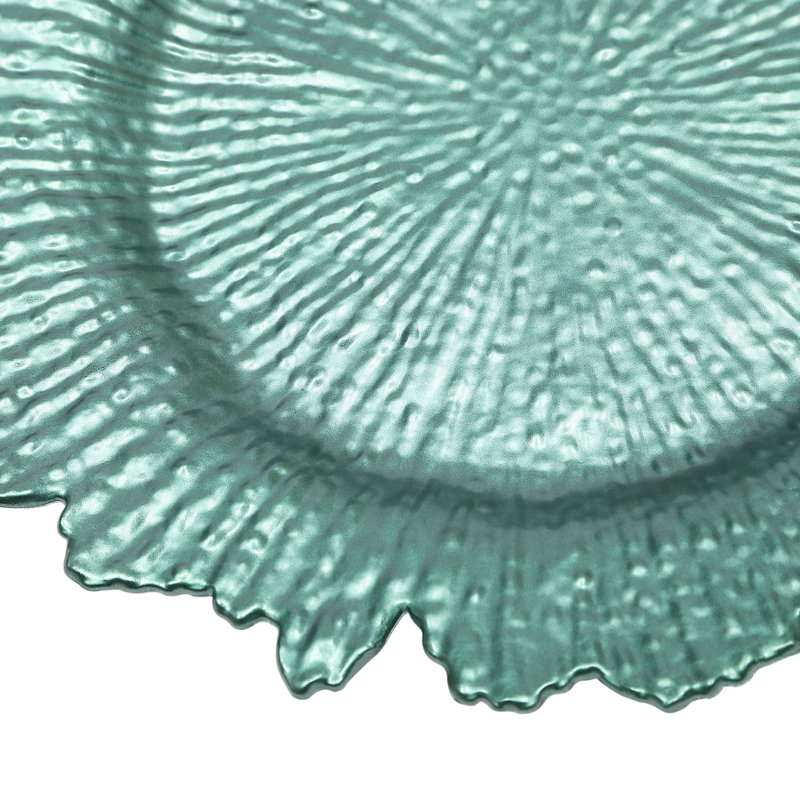 Assiette de récif en plastique 12,6 po, Vert