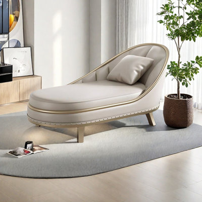 Fauteuil inclinable léger en similicuir de luxe