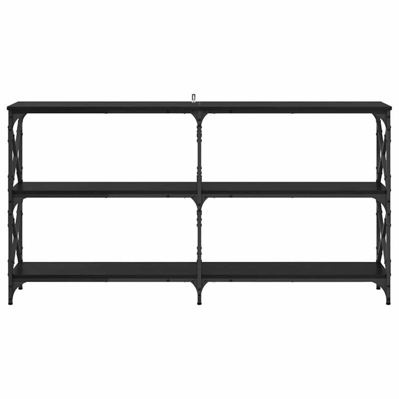 Console Table, Black Oak