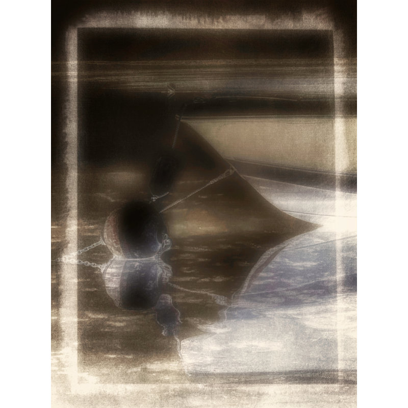 Moored Boat X Ray 1 30x40