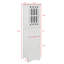Armoire de rangement de 63,8 po de hauteur avec tiroir et portes-1864711704