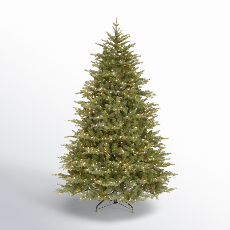 The Holiday Aisle® Nordic Spruce Medium Tree with Clear Lights, 7.5'
