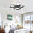 Codie 3 - Light LED Semi Flush Mount Remote Dimmable for Bedroom Living Room-2017203055-2105347341