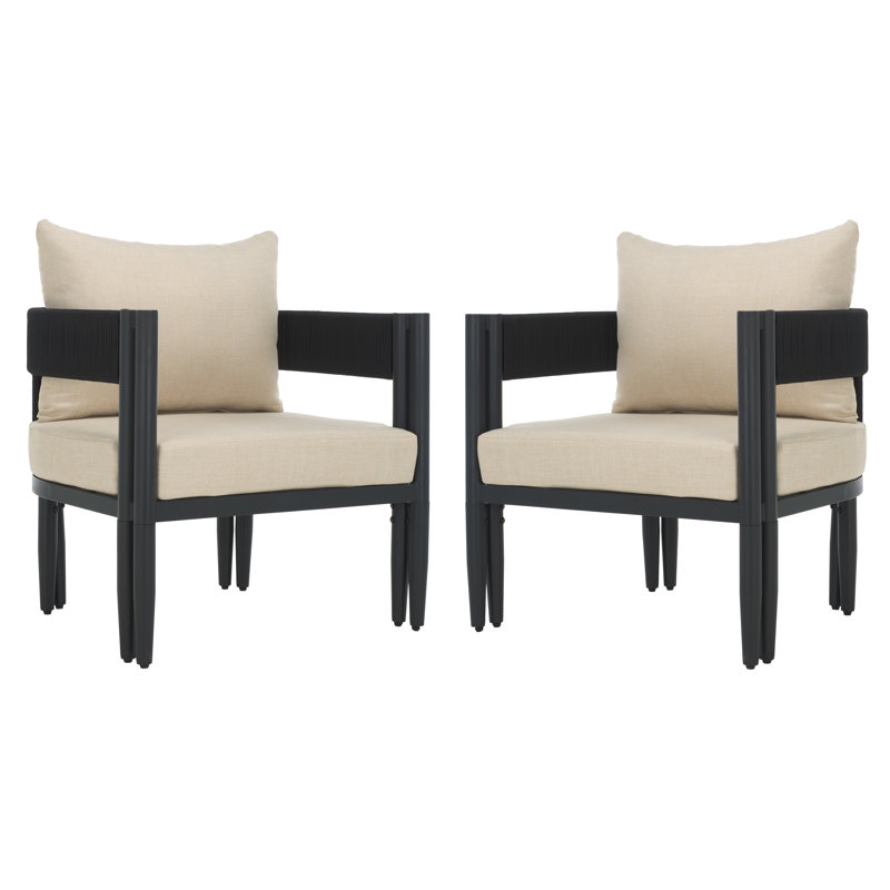 Viola Outdoor Dining Armchair, Taupe