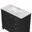 Meuble-lavabo autoportant avec trous de robinet de 4 pouces-934980991