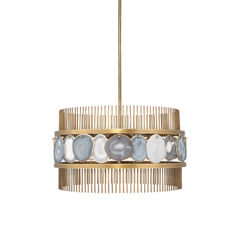 8 - Light Dimmable Round/Oval Chandelier