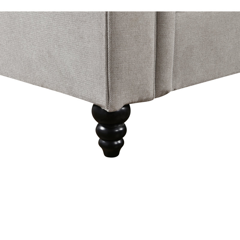 Canapé modulaire Aadila, 100 % polyester beige
