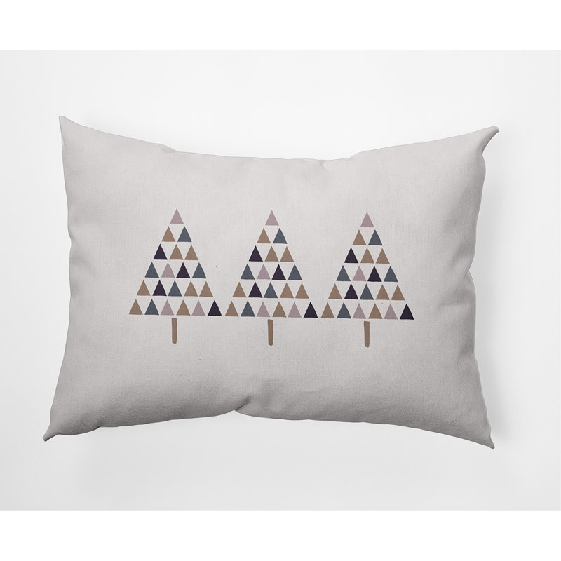 Holiday Cheer Outdoor Reversible Throw Pillow, Snow