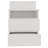 Taahir 2-Drawer Bedside Table with Open Shelf 40 cm White