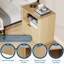 57.91cm W Manufactured Wood Bedside Table