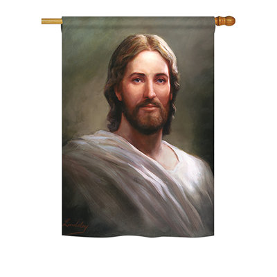 Drapeau maison en polyester 2 côtés savior